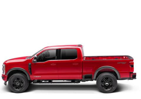 Black OE Style Smooth Finish 4-Piece Fender Flare Set For 2023-2026 Ford F250/350 Bushwacker