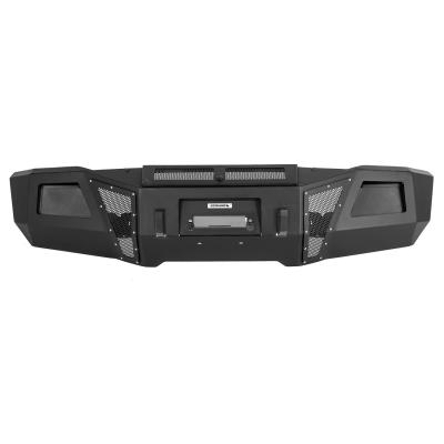 BR11 Front Bumper Replacement Textured Black 2015-2019 Silverado 2500/3500 HD Go Rhino