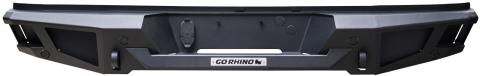 BR20 Rear Bumper Replacement Textured Black 2010-2018 Dodge Ram 2500/3500 Go Rhino