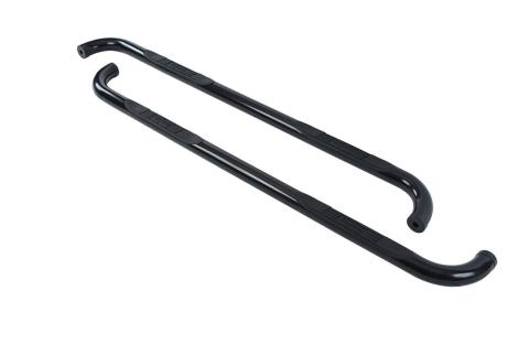 4000 Series SideSteps With Mounting Bracket Kit Powder Coat Black 2001-2013 Silverado/Sierra 1500 HD 2001-2014 Silverado/Sierra 2500 HD/3500 HD Go Rhino