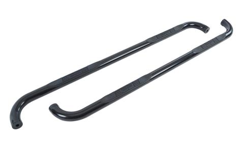 4000 Series SideSteps With Mounting Bracket Kit Powder Coat Black 2014-2018 Silverado/Sierra 1500 2015-2018 Silverado/Sierra 2500 HD/3500 HD Go Rhino