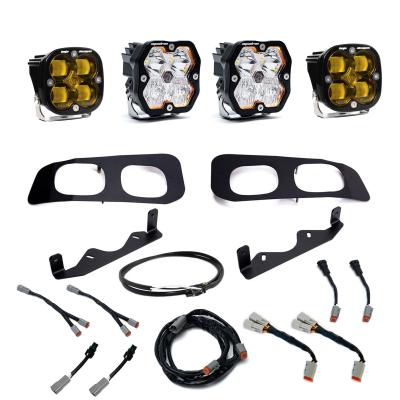 Squadron 2.0 Sport/Squadron Sae Dual Fog Pocket Light Kit Ford 2023-26 F-250/350 Super Duty Upfitter Baja Designs