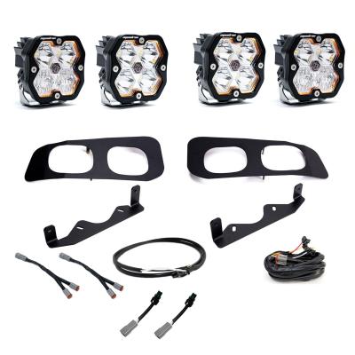 Squadron 2.0 Sport Dual Fog Pocket Light Kit Ford 2023-26 F-250/350 Super Duty Upfitter Baja Designs
