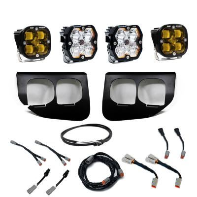 Squadron 2.0 Pro/Squadron Sae Dual Fog Pocket Light Kit Ford 2020-22 F-250/350 Super Duty Baja Amber Upfitter Baja Designs