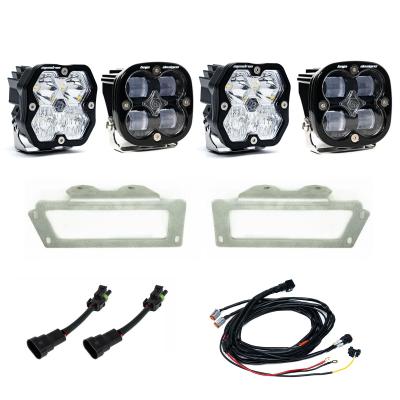Squadron 2.0 Sport/Squadron Sae Dual Fog Pocket Light Kit Ram 2009-12 1500 2010-18 2500/3500 Clear Baja Designs
