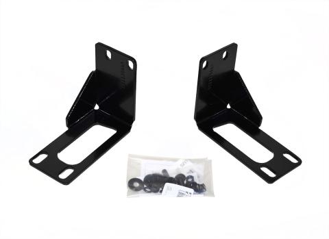 RC2 LR Bull Bar with Mounting Brackets & 20 Inch Light Bar Opening Textured Black 1999-2007 Ford F-250/F-350 Go Rhino