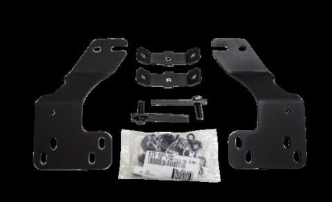 RC4LR & RC3 LR Mounting Brackets Only Textured Black 2014-2015 Silverado 1500 Go Rhino