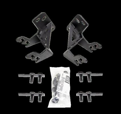 RC4LR & RC3 LR Mounting Brackets Only Textured Black 2017-2022 Ford F-250/F-350 Go Rhino