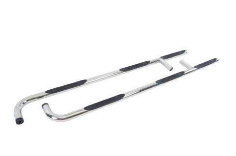 6000 Side Steps With Mounting Bracket Kit 1 Piece Wheel to Wheel Polished Stainless Steel 1999-2016 Ford F-250/F-350 Go Rhino