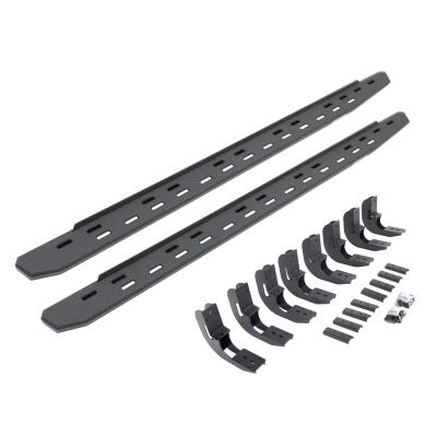 RB30 Slim Line Running Boards with Mounting Bracket Kit Protective Bedliner Coating 2019-2026 Sierra 1500 2020-2026 Sierra 2500/3500 HD Go Rhino
