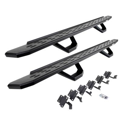 RB30 Running Boards with Mounting Brackets & 2 Pairs of Drops Steps Kit Textured Black 2015-2025 Ford F-150/ F-250/F-350 Go Rhino