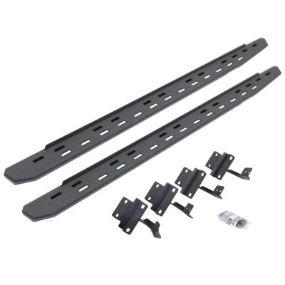 RB30 Slim Line Running Boards with Mounting Bracket Kit Protective Bedliner Coating 2015-2026 Ford F-150/ F-250/F-350 Go Rhino