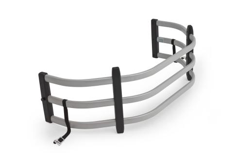 Silver BedXtender HD Tailgate Bed Extender Sport Truck Bed Extender For 2019-2026 Silverado/Sierra 1500 2022 Silverado LTD/Sierra Limited 20-26 Silverado/Sierra 2500/3500 Excl models with Multipro Tailgate AMP Research
