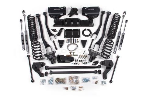 8 Inch Lift Kit w/ 4-Link Ram 2500 19-24 4WD Diesel NX2 Nitro Shocks