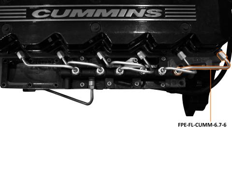 07.5-18 6.7L RAM 2500/3500 Cummins Number 6 Injection Line Fleece Performance