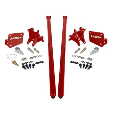 HSP Traction Bars For 2011-2017 Ford Powerstroke 6.7 Liter F350 DRW (ECLB,CCSB)-Flag Red