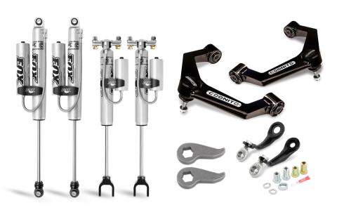 3-Inch Premier Leveling Kit with Fox Psrr 2.0 Shocks for 2020-2024 Silverado/Sierra 2500/3500 2WD/4WD Cognito