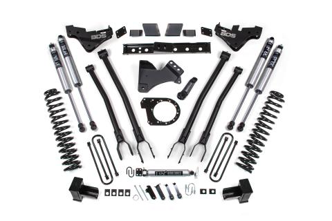 23-26 Ford F-250/F-350 Super Duty 4WD 7 Inch 4-Link Suspension Lift Kit, 5 Inch Rear, Block, Diesel - Fox 2.0 Performance Series Shocks BDS Suspension