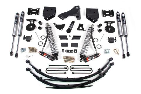 11-16 Ford F-250/F-350 4WD 4 Inch Suspension Lift Kit, 3 Inch Rear, Spring, Diesel - Fox 2.5 Performance Elite Series C/O Front, Fox 2.0 IFP Performance Series Aux Front, Fox 2.0 IFP Performance Series Rear BDS Suspension