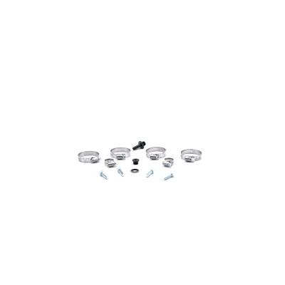 2001-2005 Chevrolet / GMC Billet Forward Facing Thermostat Housing Kit Polar White