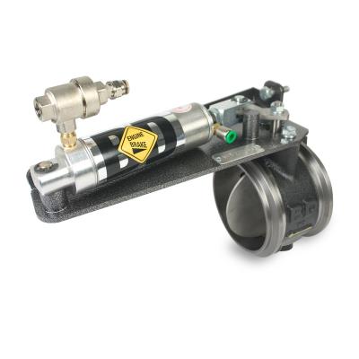 Exhaust Brake 2006-2007 Dodge Air Actuated Remote Mount Valve 4 inch Exhaust c/w Air Compressor BD Diesel