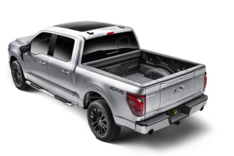 4 Inch 1000 Series SideSteps &amp; Bracket Kit Stainless Steel 2015-2026 Ford F-150/ F-250/F-350 Go Rhino