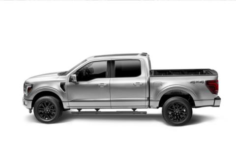 4 Inch 1000 Series SideSteps &amp; Bracket Kit Textured Black 2015-2026 Ford F-150/ F-250/F-350 Go Rhino