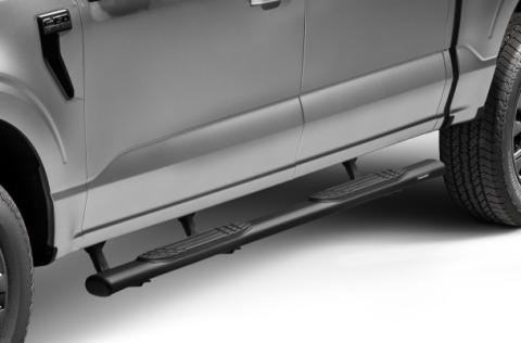 4 Inch 1000 Series SideSteps &amp; Bracket Kit Textured Black 2015-2026 Ford F-150/ F-250/F-350 Go Rhino