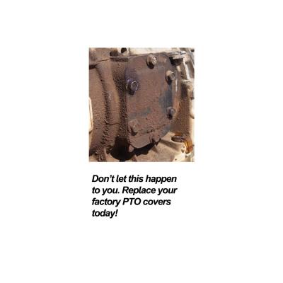 Heavy Duty PTO Side Covers GM Allison 1000 And 2000 Series Brushed PPE Diesel