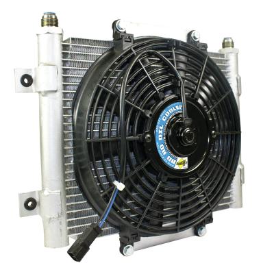 Xtrude Transmission Cooler with Fan -10 JIC Male Connection BD Diesel