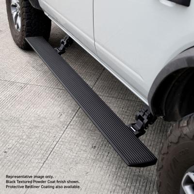 RealTruck VoltStep Electric Running Board Kit Protective Bedliner Coating 2015-2026 Ford F-150/ F-250/F-350 Crew Cab Go Rhino