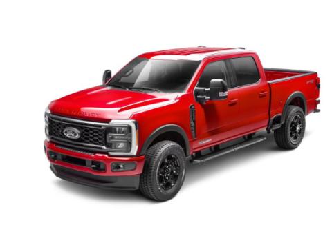 Black OE Style Smooth Finish 4-Piece Fender Flare Set For 2023-2026 Ford F250/350 Bushwacker