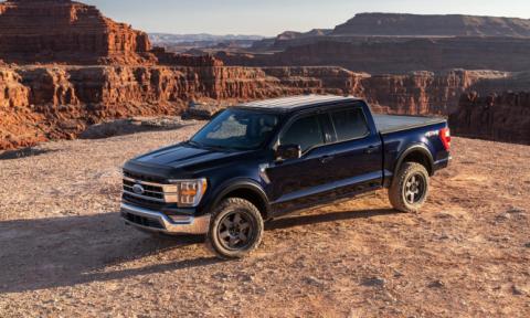 Black OE Style Smooth Finish 4-Piece Fender Flare Set For 2023-2026 Ford F250/350 Bushwacker