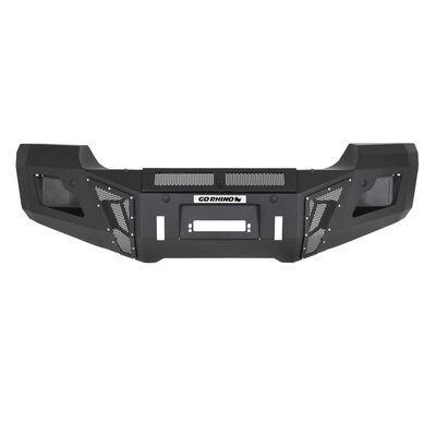 BR11 Front Bumper Replacement Textured Black 2015-2019 Sierra 2500/3500 HD Go Rhino