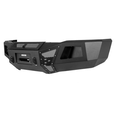 BR11 Front Bumper Replacement Textured Black 2015-2019 Silverado 2500/3500 HD Go Rhino