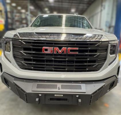 BR11 Front Bumper Replacement Textured Black 2020-2026 Silverado 2500/3500 HD Go Rhino