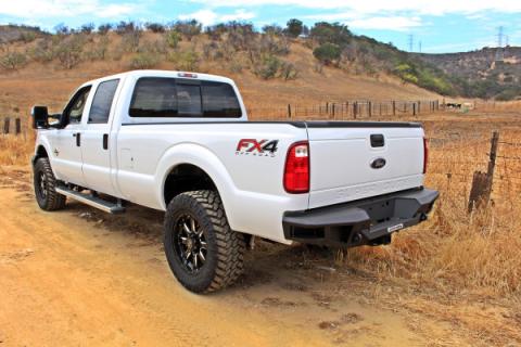 BR20 Rear Bumper Replacement Textured Black 2011-2016 Ford F-250/F-350 Go Rhino