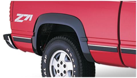 Black OE Style Smooth Finish Rear Fender Flares For 1988-1999 Chevrolet C/K 1500, R2500 1997-1999 Tahoe 1995-1997 Yukon 1992-1994 Blazer Bushwacker