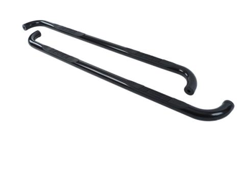 4000 Series SideSteps With Mounting Bracket Kit Powder Coat Black 1999-2013 Silverado/Sierra 1500/2500/3500 HD Go Rhino