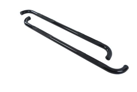 4000 Series SideSteps With Mounting Bracket Kit Powder Coat Black 2001-2013 Silverado/Sierra 1500 HD 2001-2014 Silverado/Sierra 2500 HD/3500 HD Go Rhino