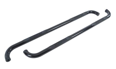 4000 Series SideSteps With Mounting Bracket Kit Powder Coat Black 2014-2018 Silverado/Sierra 1500 2015-2018 Silverado/Sierra 2500 HD/3500 HD Go Rhino