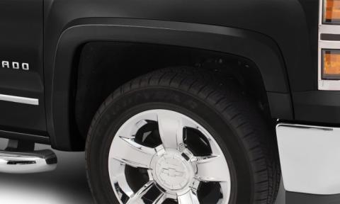 Oe Style Color Matched Black 4-Piece Fender Flare Set For 2016-2018 Chevrolet Silverado 1500, 2017-2019 Chevrolet Silverado 2500 Hd/3500 Hd (Excludes Dually) Bushwacker