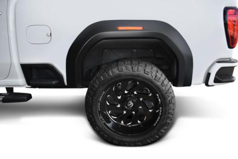 Black Extendafender Style Smooth Finish 4-Piece Fender Flare Set For 2020-2026 GMC Sierra 2500 Hd/3500 Hd Bushwacker