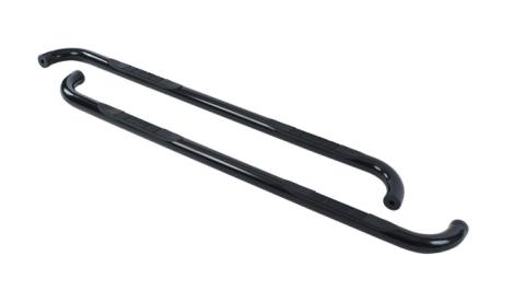 4000 Series SideSteps With Mounting Bracket Kit Powder Coat Black 2010-2026 Dodge Ram 2500/3500 Go Rhino