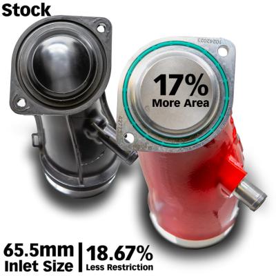 Monster-Ram Turbo Inlet Elbow 17-26 Chevy/GMC 2500/3500 6.6L Duramax L5P Red Powdercoat Banks Power