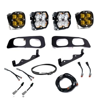 Squadron 2.0 Pro/Squadron Sae Dual Fog Pocket Light Kit Ford 2023-26 F-250/350 Super Duty Upfitter Baja Designs