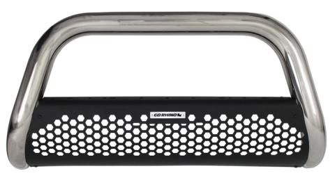 RC2 Bull Bar Frame Only Polished Stainless Steel 1999-2024 Ford F-250/F-350 2002-2018 Dodge Ram 1500/2500/3500 Go Rhino