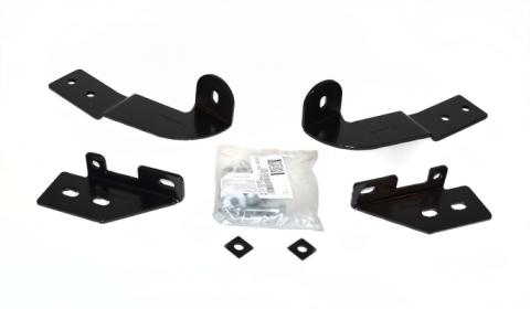 RC2 LR Bull Bar with Mounting Brackets &amp; 20 Inch Light Bar Opening Textured Black 2011-2018 Ram 1500 Go Rhino