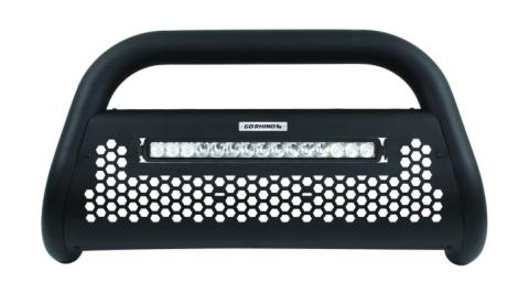 RC2 LR Bull Bar with Mounting Brackets &amp; 20 Inch Light Bar Textured Black 1999-2007 Ford F-250/F-350 Go Rhino