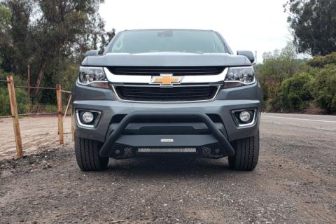RC4LR &amp; RC3 LR Mounting Brackets Only Textured Black 2015-2019 Silverado 2500/3500 HD Go Rhino